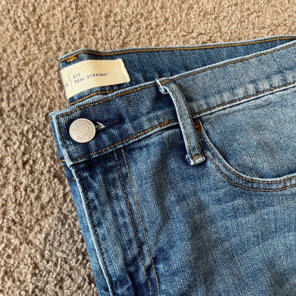 Gap Real Straight Jeans